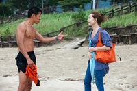 In-another-country-movie-review-isabelle-huppert-yoo-jun-sang